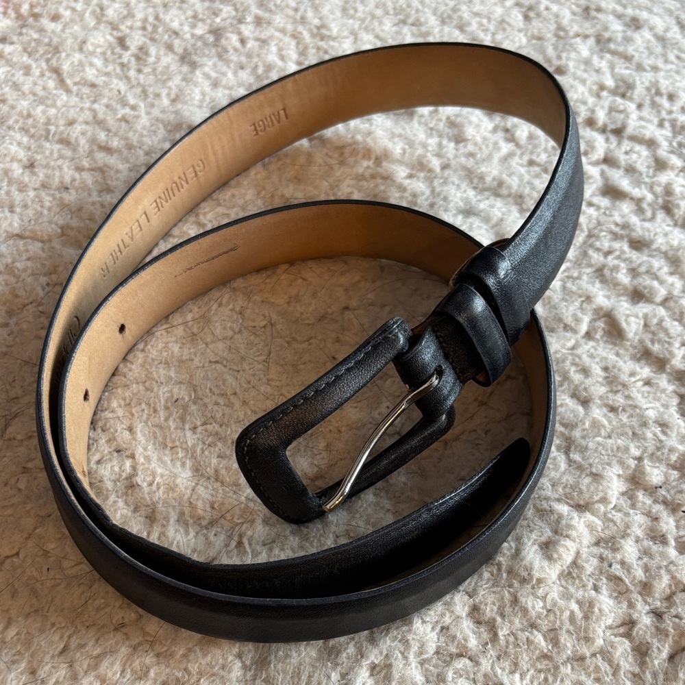 Women’s Grey Leather Cipriani Belt